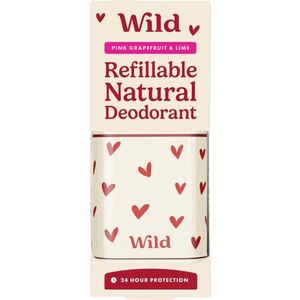 Wild Pink Grapefruit & Lime Heart Case - Deodorant Stick - 40 g - Unisex