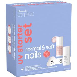 alessandro - Striplac - UV Nagellak Set - Inclusief LED-lamp - Voor Normale & Zachte Nagels
