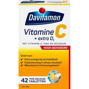 Davitamon Vitamine C Forte + Extra D3 Time-Release Tabletten - Gratis thuisbezorgd