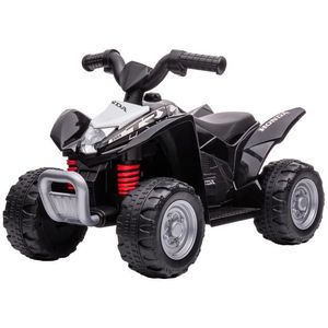 Eco Toys Honda Elektrische Kinder Quad Zwart Met Claxon & Gas Pedaal Snelheid km/u Vanaf Max. 25 kg