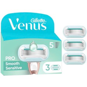 2+2 Gratis: Gillette Venus Pro Smooth Sensitive Navulmesjes - 2+2 Gratis