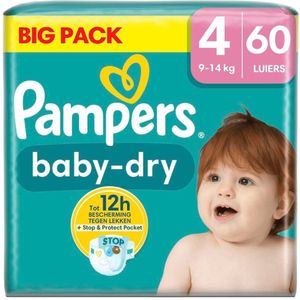 Pampers Baby-Dry Maat 4 Luiers - Stapelkorting Pampers big pack