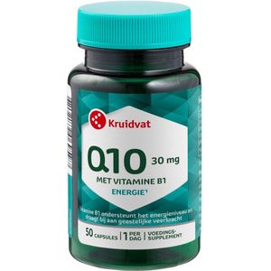 2e Halve Prijs: Kruidvat Q10 30 mg met Vitamine B1 Capsules - 2e Halve Prijs