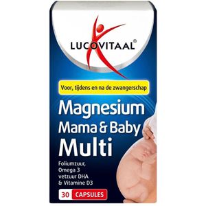 Lucovitaal Magnesium Mama & Baby Multi Capsules - 1+1 Gratis