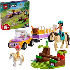 LEGO Friends Paard en pony aanhangwagen - 42634