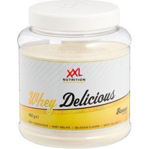 XXL Nutrition Whey Delicious Banaan Eiwitshake - Gratis thuisbezorgd