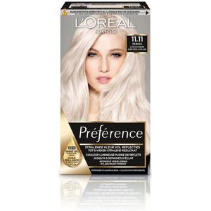 L'Oréal Paris Préférence 11.11 Ultra Licht Asblond Haarkleuring - 1+1 Gratis