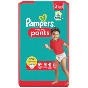 Pampers Baby-Dry Pants Maat 8 Luierbroekjes - Stapelkorting Pampers