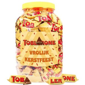 Toblerone Mini melkchocolade "Vrolijk Kerstfeest"