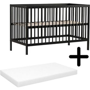Cabino Baby Bed Mees 60 x 120 cm Met Matras