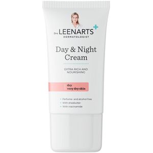 Drs Leenarts - Dag- & nachtcrème - droge tot zeer droge huid - Sheabutter & Niacinamide - Parfumvrij