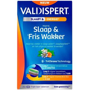 2e Halve Prijs: Valdispert Slaap & Fris Wakker Triple Layer Tabletten - 2e Halve Prijs