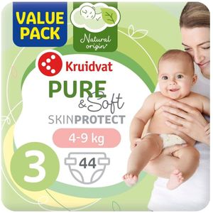 Kruidvat Pure & Soft 3 Midi Luiers Valuepack - Stapelkorting Kruidvat luiers vp