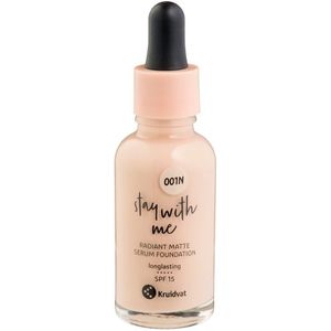 Kruidvat Stay With Me 001N Fair Lily Radiant Matte Serum Foundation - Gratis thuisbezorgd