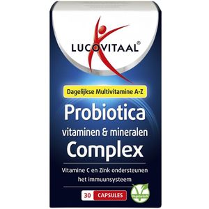 Lucovitaal Probiotica Vitaminen & Mineralen Complex Capsules - 2e voor €1.00