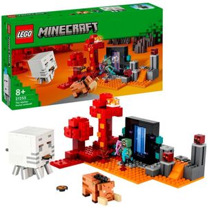 2e Halve Prijs: LEGO Minecraft 21255 Hinderlaag Bij Nether-Portaal - 2e Halve Prijs