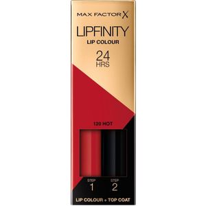 Max Factor Lipfinity Lip Colour 120 Hot 2-Step Longlasting Lipstick - Gratis thuisbezorgd