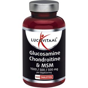 Lucovitaal Glucosamine Chondroïtine MSM Tabletten - 1+1 Gratis