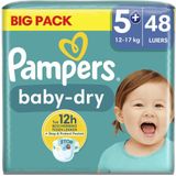 Pampers Baby-Dry Maat 5+ Luiers - Stapelkorting Pampers Big Pack