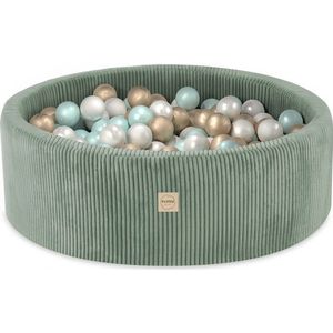 Plushnest ronde ballenbak voor kinderen en baby's met 200