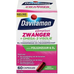 Davitamon Compleet Zwanger + Omega-3 Visolie Tabletten - Gratis thuisbezorgd