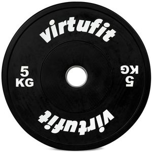 VirtuFit Bumper Plate - Olympische Halterschijf van Rubber - 50 Mm - 5 Kg