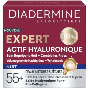 Diadermine Expert Hyaluron Nachtcrème - 1+1 Gratis
