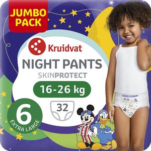 Kruidvat Night Pants Maat 6XL Luiers Jumbopack - Kruidvat night pants 2 voor 28.00