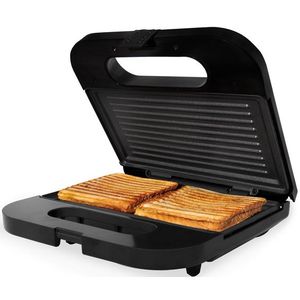 Tomado TGS2001S - Tosti ijzer - Grillplaten - 750 Watt - 22,5 x 13 cm - Zwart/RVS