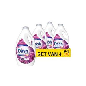 Dash 2-in-1 Vloeibaar Wasmiddel Color Mystery Bouquet 2,3 Liter (4 flessen - 184 wasbeurten)