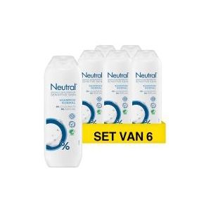 6x Neutral Shampoo normaal (250ml)