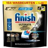 Finish Ultimate Plus Vaatwastabletten Regular (7 zakken - 154 vaatwasbeurten)