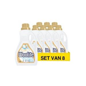 Woolite Vloeibaar Wasmiddel Wit 1,5 Liter (8 flessen - 200 wasbeurten)
