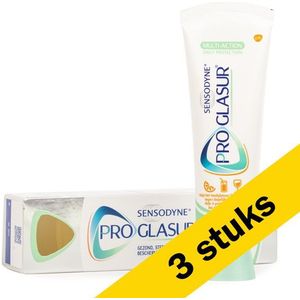 3x Sensodyne Proglasur Multi-Action fresh & clean tandpasta (75 ml)