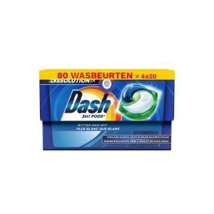 Dash - Platinum - Waspods - Witter Dan Wit - 4 Dozen - 80 Wasbeurten