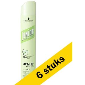 Aanbieding: 6x Schwarzkopf Junior Lift-Up Volume ultra strong haarspray (300 ml)