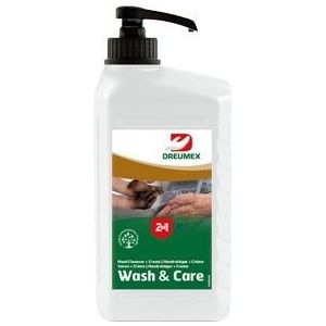 Dreumex Wash & Care handreiniger met pomp (1 liter)