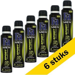 6x Fa deodorant spray Double Power Boost for Men (150 ml)