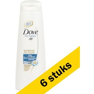 6x Dove Daily Moisture 2-in-1 shampoo (250 ml)