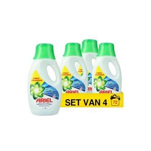 Ariel Vloeibaar Wasmiddel Alpine Color 810 ml (4 flessen - 72 wasbeurten)
