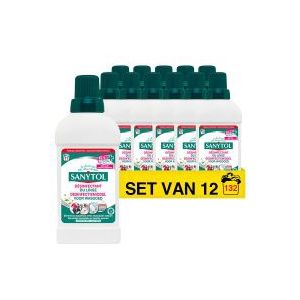 Sanytol desinfectiemiddel voor wasgoed 12 liter (12 flessen - 132 wasbeurten)