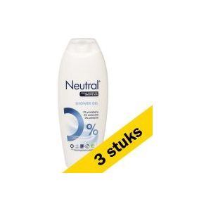 3x Neutral douchegel (250 ml)