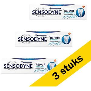 3x Sensodyne Repair & Protect extra fresh tandpasta (75 ml)