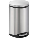 EKO Shell Bin Prullenbak - 18 l - Mat RVS