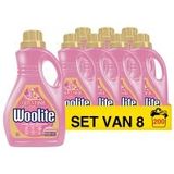Woolite Vloeibaar Wasmiddel Wol & Zijde 1,5 Liter (8 flessen - 200 wasbeurten)
