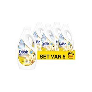 Dash 2-in-1 Vanilla & Mimosa vloeibaar wasmiddel 1,8 liter (5 flessen - 200 wasbeurten)