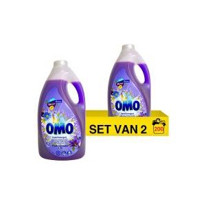 Omo Vloeibaar Wasmiddel Lavender 5 Liter (2 flessen - 200 wasbeurten)