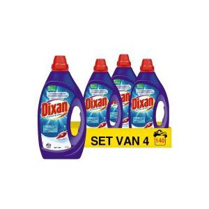 Dixan Vloeibaar Wasmiddel Perfect & Gliss 1,75 L (4 stuks - 140 wasbeurten)