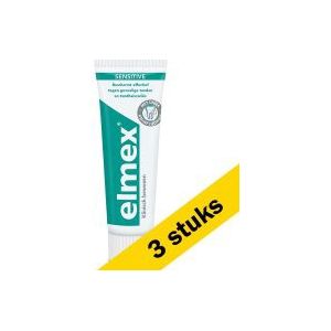 3x Elmex Sensitive tandpasta (75 ml)