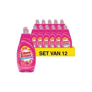 Elbow Grease Pink Afwasmiddel (12 flessen - 600 ml)